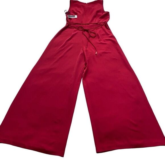 INC International Concepts NWT Stretch Wide-Leg Jumpsuit Evening Event Occasion - Picture 2 of 8